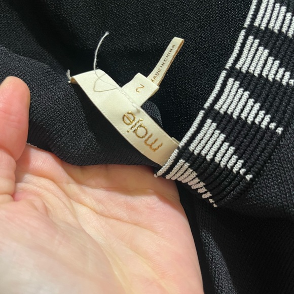 Maje Ruche Geo Pattern Knit Midi Dress
NWT Black Size 2 - Picture 6 of 8